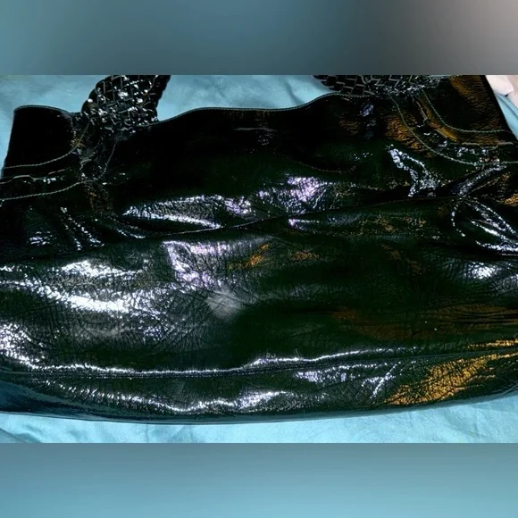 Salvatore Ferragamo patent leather tote bag in excellent condition hardly used - Picture 2 of 6